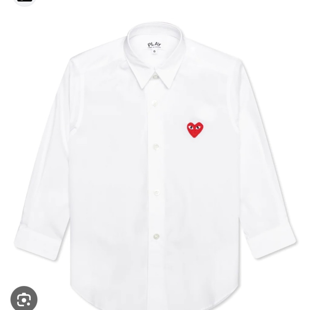 Kid's Button Up Shirt - White